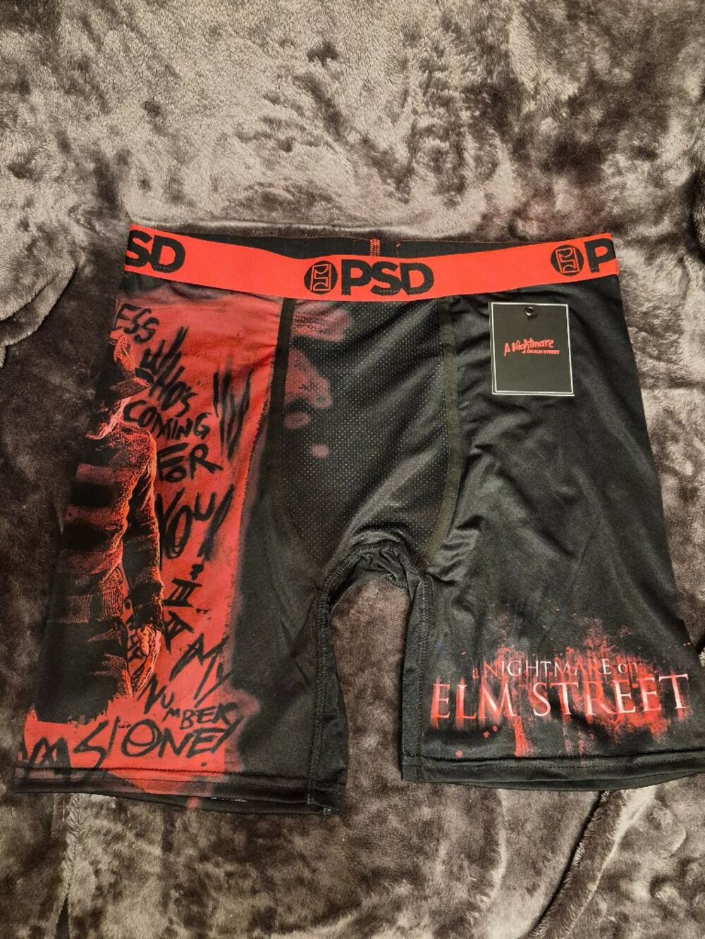 PSD A Nightmare on Elm Street Freddie Men's Boxer Underwear Size Large